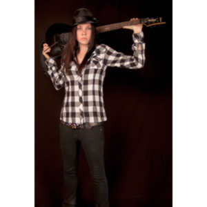 I saw an amazing picture on a web site of this female guitarist.  She was beautiful.  After a bit of searching, I was able to contact her and we did this shoot together.